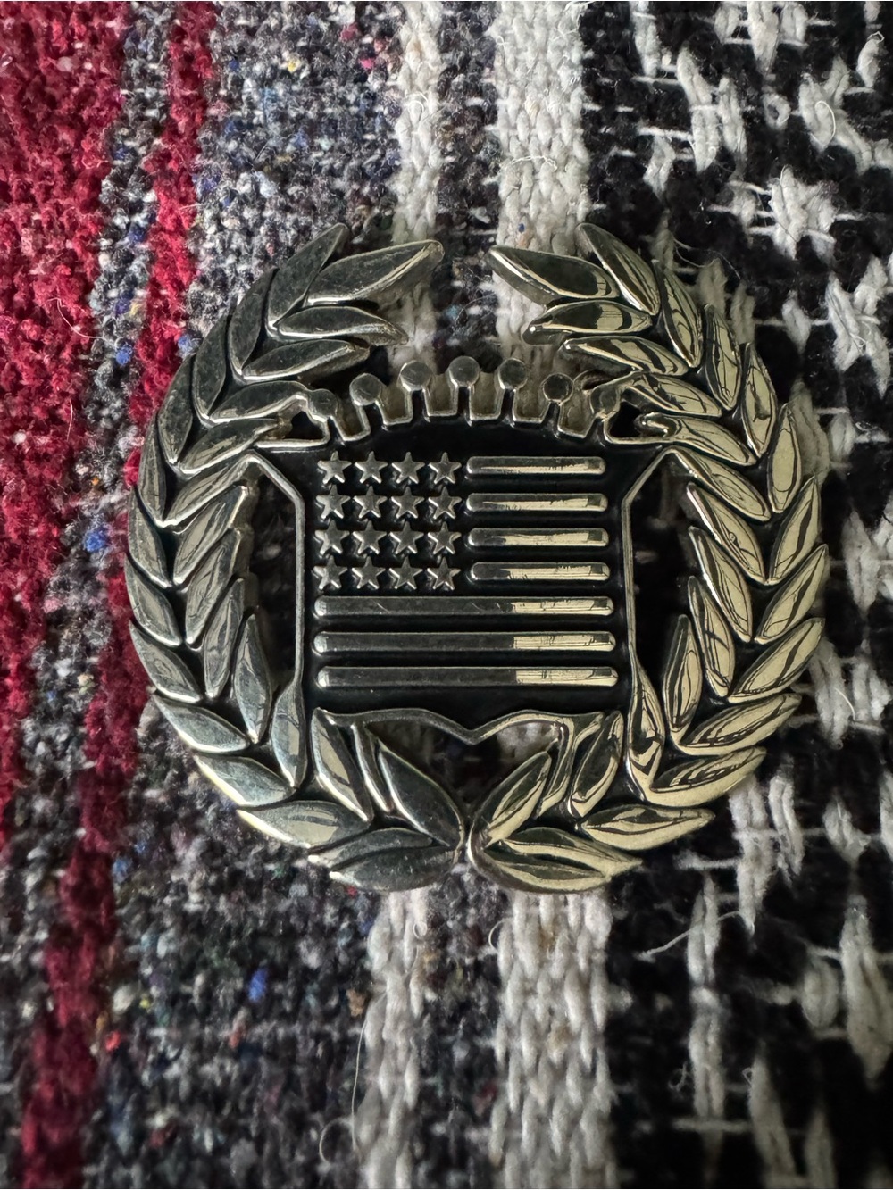 Famous Stars & Straps Silver Belt Buckle